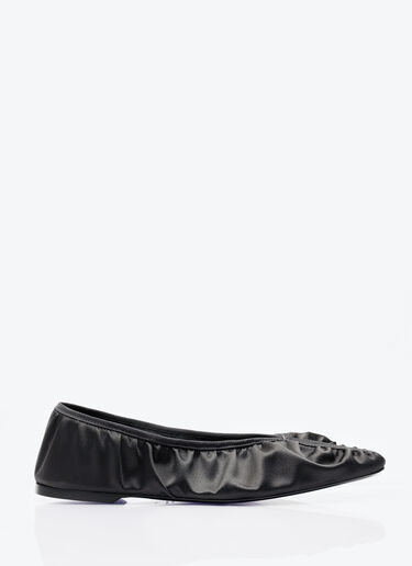 TOTEME The Gathered Flats Black tot0257037