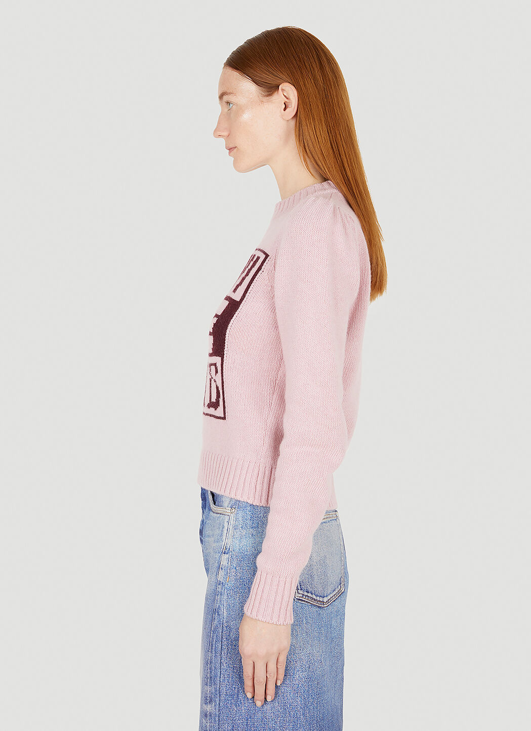 GANNI Women's Love Club Sweater in Pink | LN-CC®