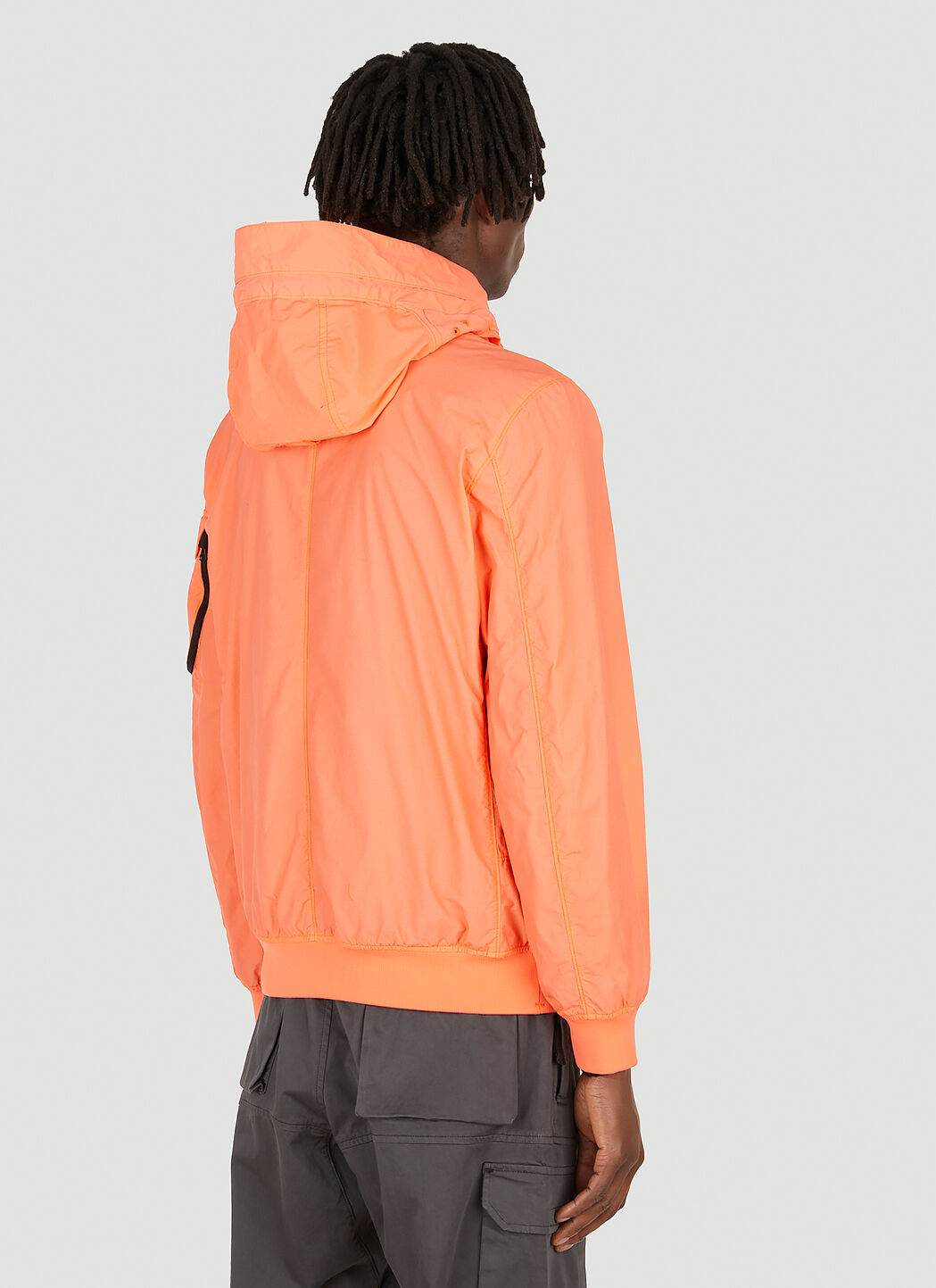 Stone Island Naslan Light Watro Hooded Jacket in Orange | LN-CC®
