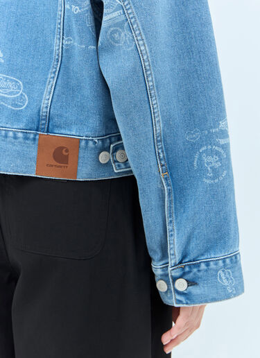 Carhartt WIP Stamp Denim Jacket Blue wip0257001