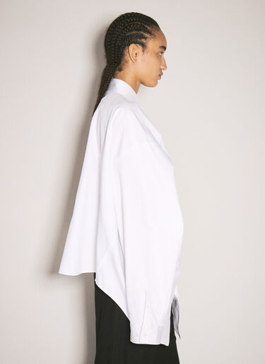 Balenciaga Asymmetric Shirt White bal0257009