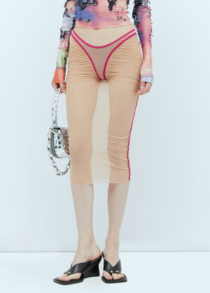 Acne Studios O-Lyla Midi Skirt Beige acn0257016