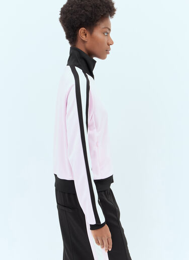 GANNI Sporty Jersey Track Jacket Pink gan0257029