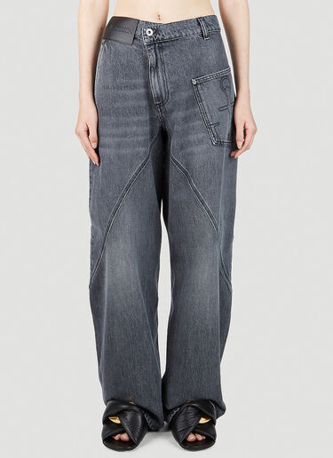 JW Anderson Twisted Workwear Jeans Grey jwa0251017