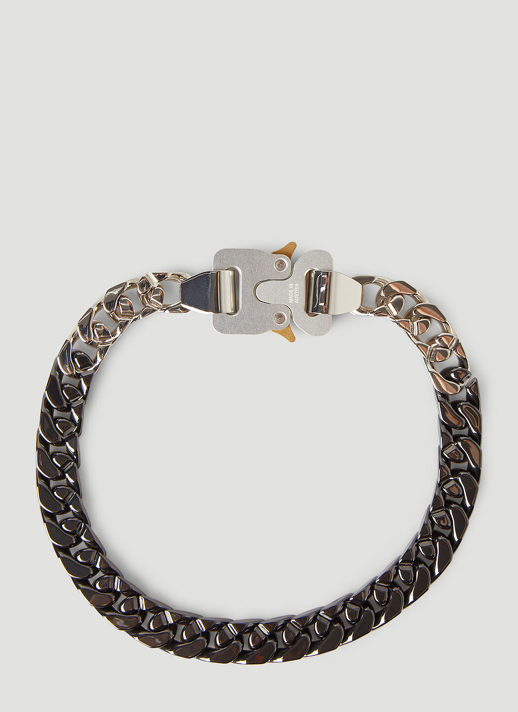 1017 ALYX 9SM Double Chain Buckle Necklace 'Silver' - AAUJW0215OT01GRY0002  | RvceShops