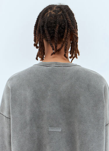 Acne Studios Logo Patch Sweatshirt Grey acn0357002