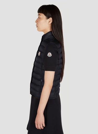 Moncler Quilted Sleeveless Jacket Black mon0251008