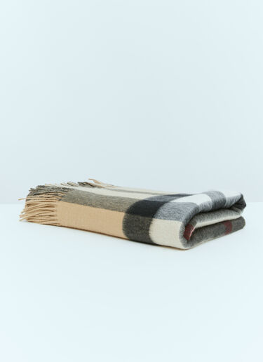 Burberry Check Cashmere Blanket Beige bur0255104