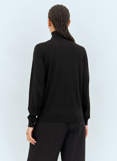 The Row Heva Highneck Top Black row0258010