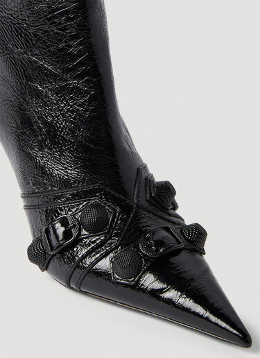 Balenciaga Cagole 90mm Pierced Boot Black bal0254027
