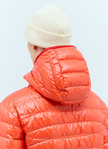 Moncler 徽标贴饰无檐便帽 乳白色 mon0157052