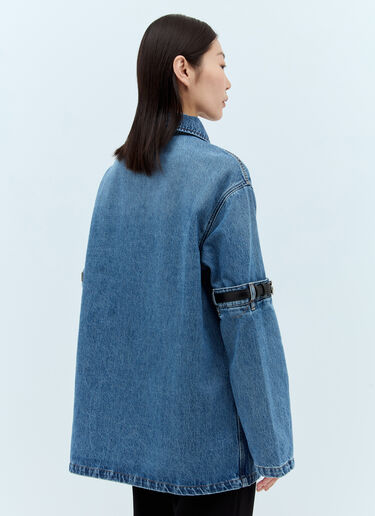 Coperni Open Elbow Denim Jacket Blue cpn0255001