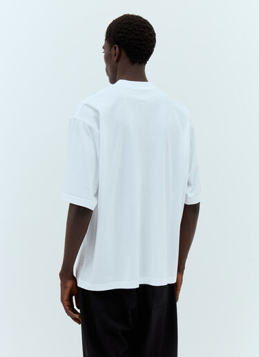 Marni Logo Print T-Shirt White mni0157005