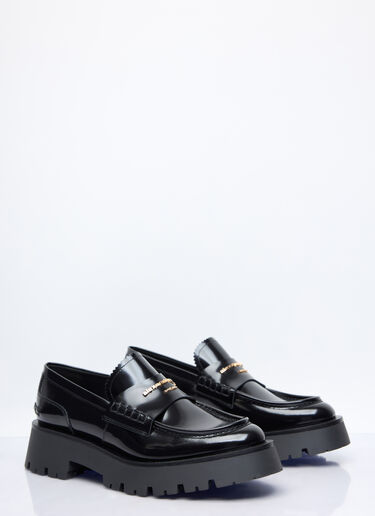 Alexander Wang Carter Lug Loafers Black awg0257017