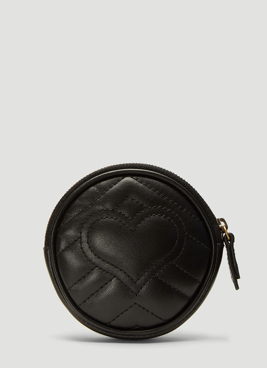 GG Marmont Mini leather bucket bag in black - Gucci | Mytheresa