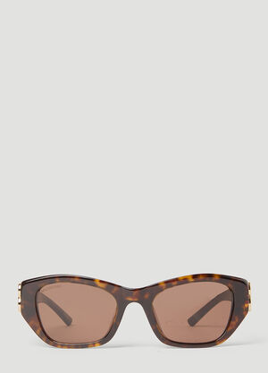 Saint Laurent Dynasty Sunglasses Brown sla0252110