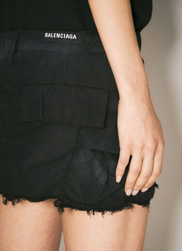 Balenciaga Cargo Mini Skirt Black bal0257022