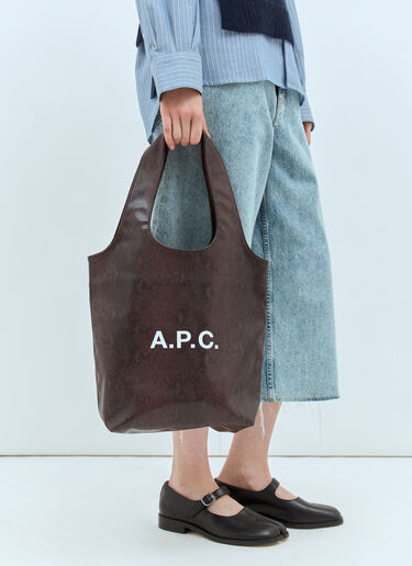 A.P.C. Ninon Small Tote Bag Brown apc0257024