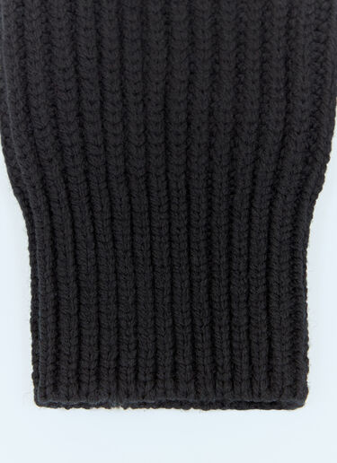 Dries Van Noten Wool Cuffs Black dvn0158034