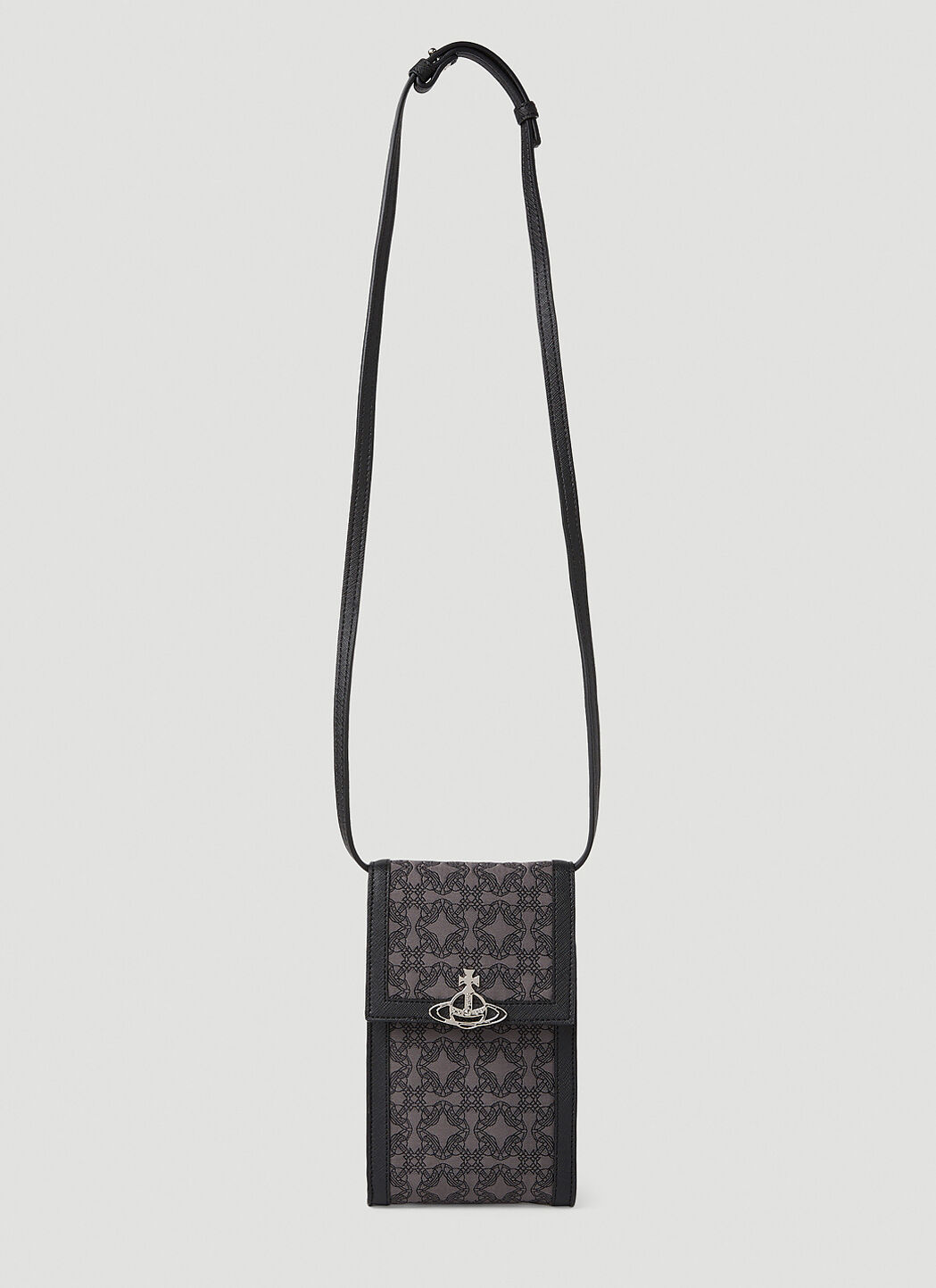 Vivienne Westwood Re-Jacquard Orborama Phone Crossbody Bag in