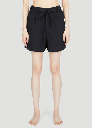 Tekla Drawstring Sleep Shorts Navy tek0355008