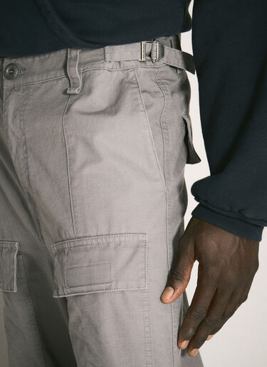 Balenciaga Flared Cargo Pants Grey bal0157020