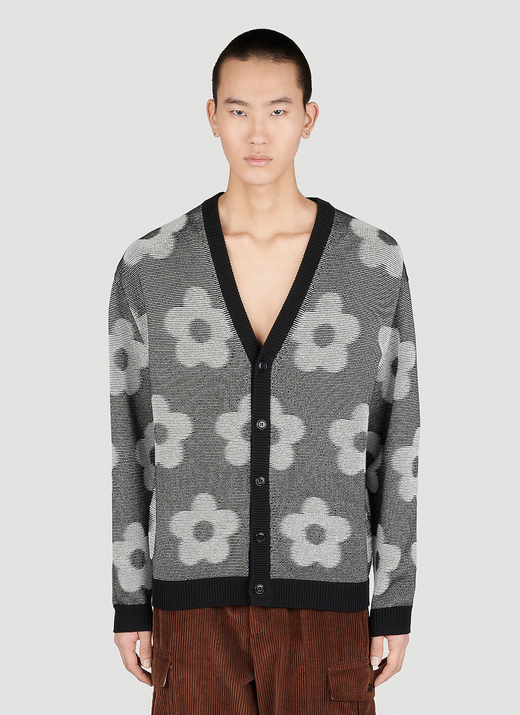 Kenzo Flower Spot Cardigan in Black | LN-CC®