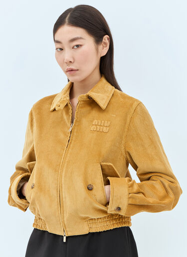 Miu Miu Corduroy Jacket Mustard miu0258014