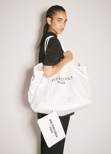 Balenciaga 24/7 Large Tote Bag White bal0257054