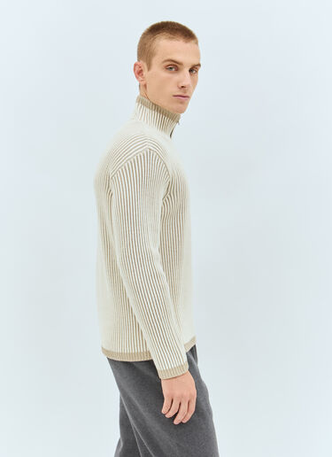 Stone Island Half-Zip Sweater Beige sto0158040