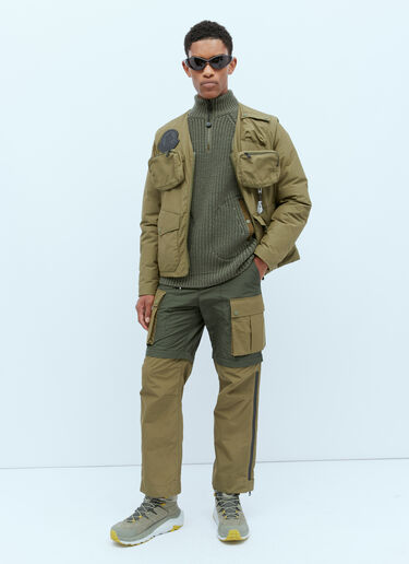 Moncler x Pharrell Williams 메이플 다운 재킷 카키 mpw0154002
