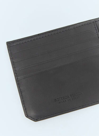 Bottega Veneta Intrecciato Piccolo Bi-Fold Wallet Black bov0157017