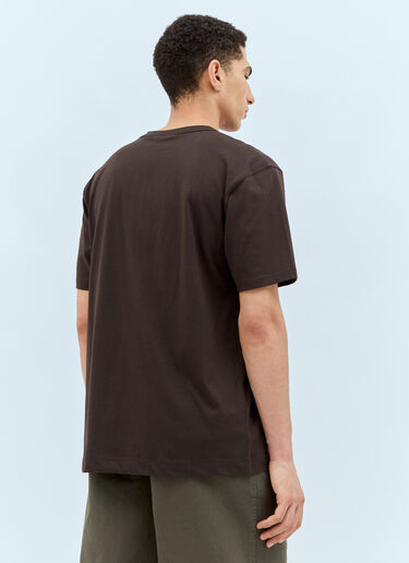 Dries Van Noten ハートTシャツ ダークブラウン dvn0158018