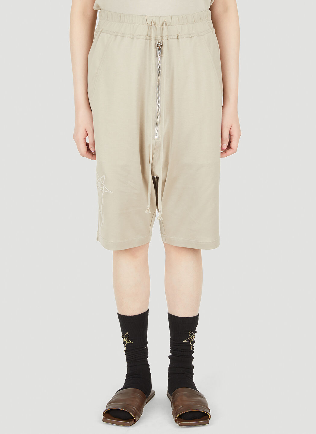 Rick Owens x Champion Women's Bela Pod Shorts in Beige | LN-CC®