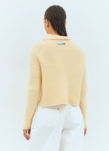 Jacquemus Le Pull Marina セーター イエロー jac0258005