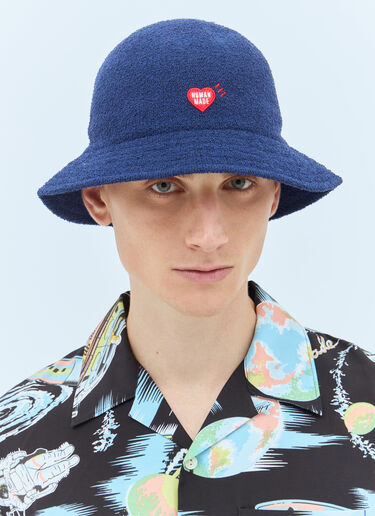 Human Made Pile Bucket Hat Navy hmd0156021