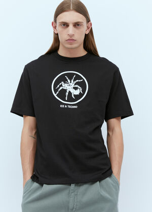 ICE & TECHNO Spider T-Shirt Black int0156003
