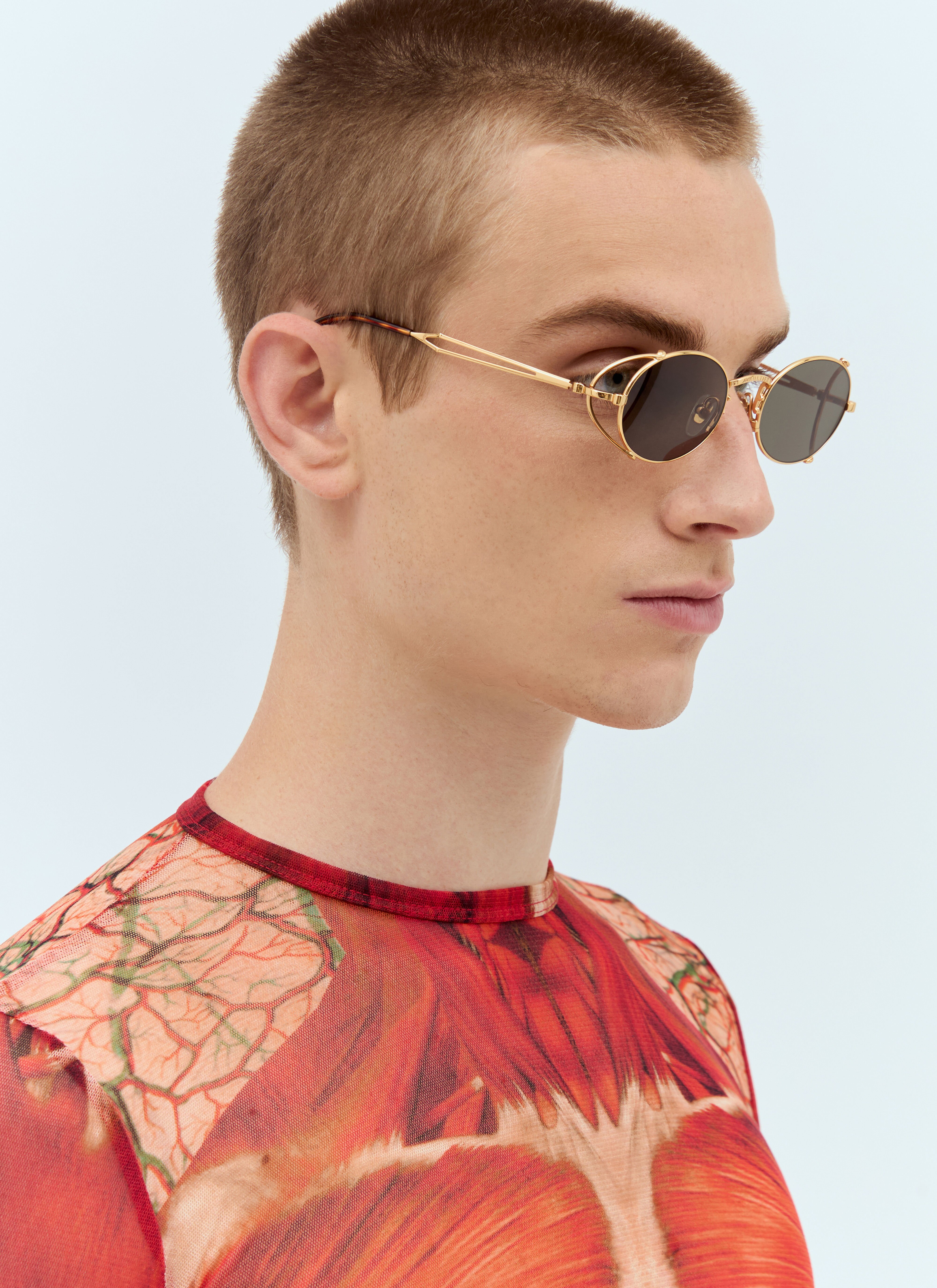 Jean Paul Gaultier The 55-3175 Sunglasses Red jpg0157001
