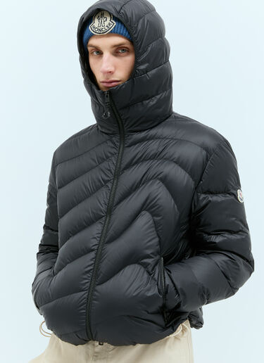 Moncler 로고 패치 비니 햇 블루 mon0157053