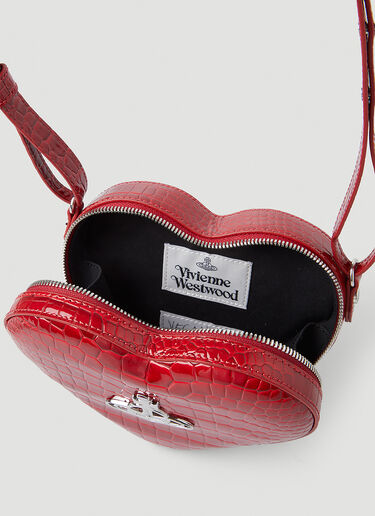 Vivienne Westwood Johanna Heart Handbag in Red