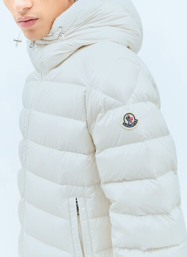 Moncler Besines Short Down Jacket White mon0157001