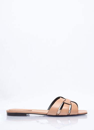 Saint Laurent Tribute Sandals Beige sla0257044