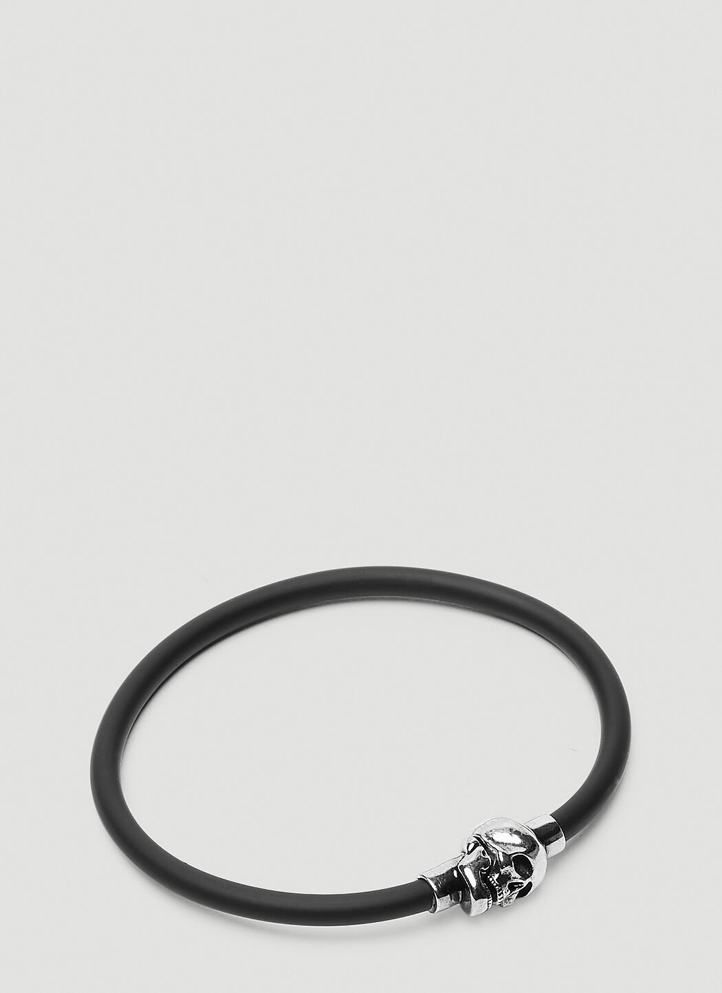 Alexander McQueen Skull Motif Cord Bracelet Black amq0152016