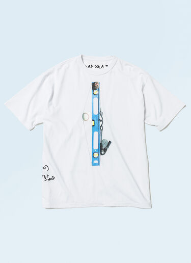 BEAMS ZMURFによるアートワーク付き BEAMS T x LN-CC Tシャツ ホワイト bms0158008