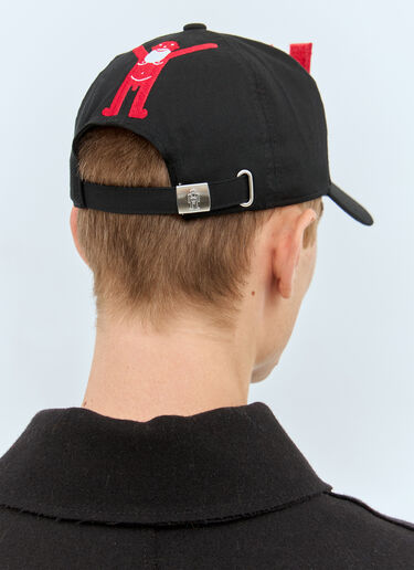 Walter Van Beirendonck Boom W Baseball Cap Black wlt0158019