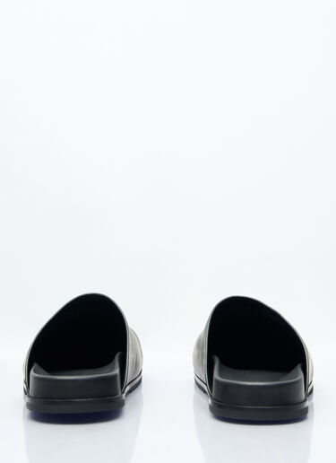 Rick Owens Leather Mules Black ric0157027