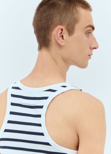 Jean Paul Gaultier Mariniere Tank Top White jpg0157008