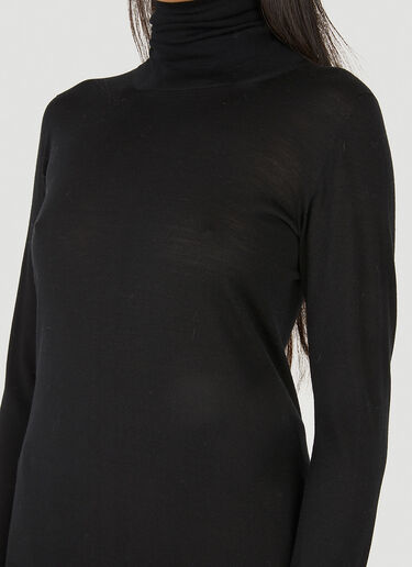 Max Mara Saluto Roll Neck Sweater Black max0250017