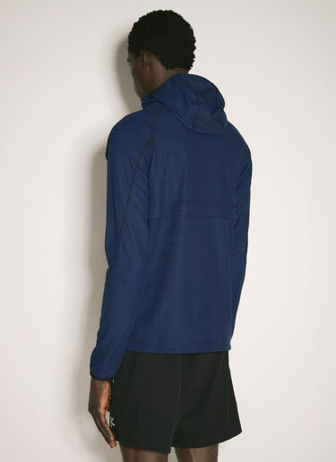 District Vision Hooded Running Mudlayer Sweater Navy dtv0158005