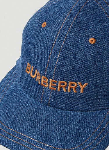 Burberry ロゴデニムベースボールキャップ ブルー bur0253076